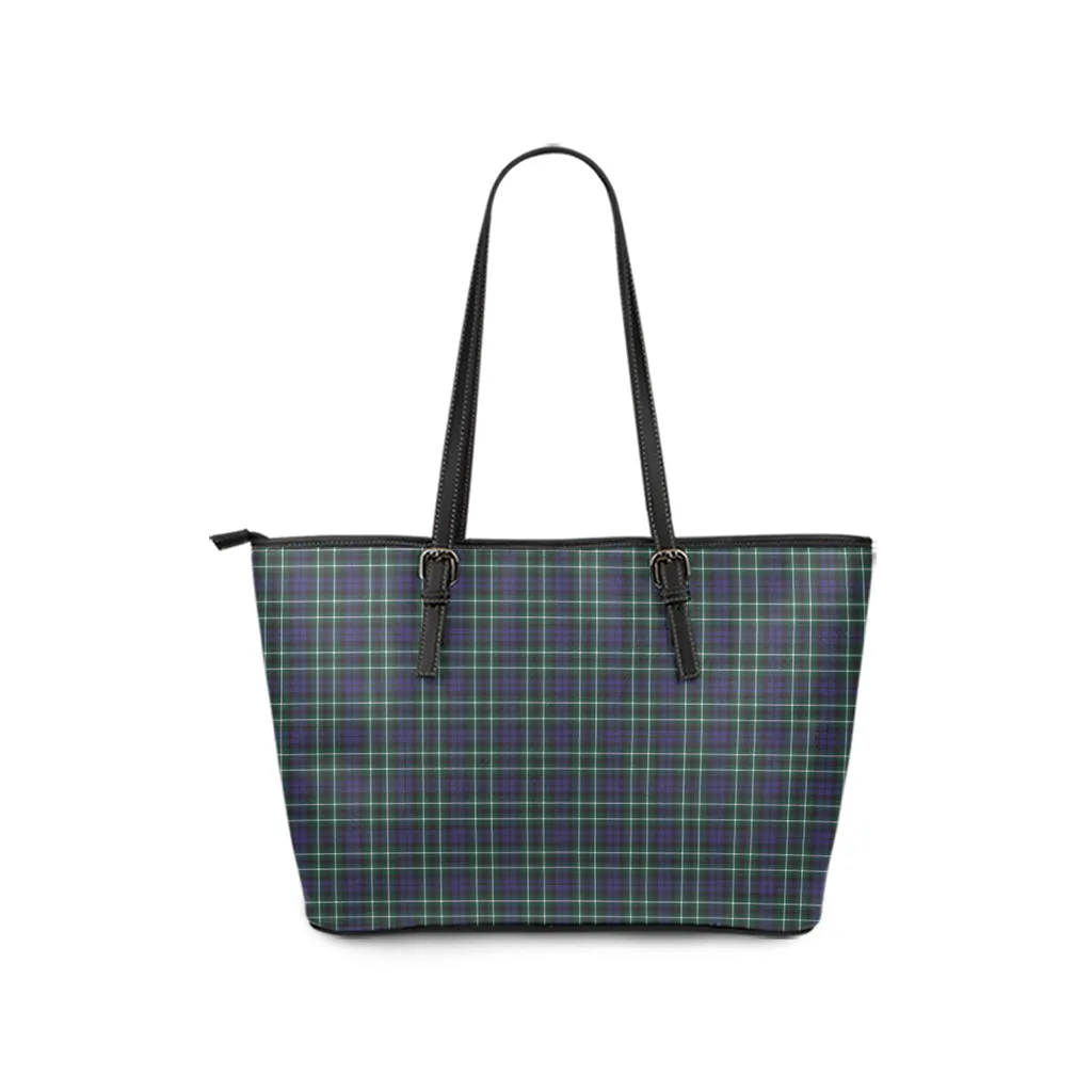 Allardice Tartan Leather Tote Bag