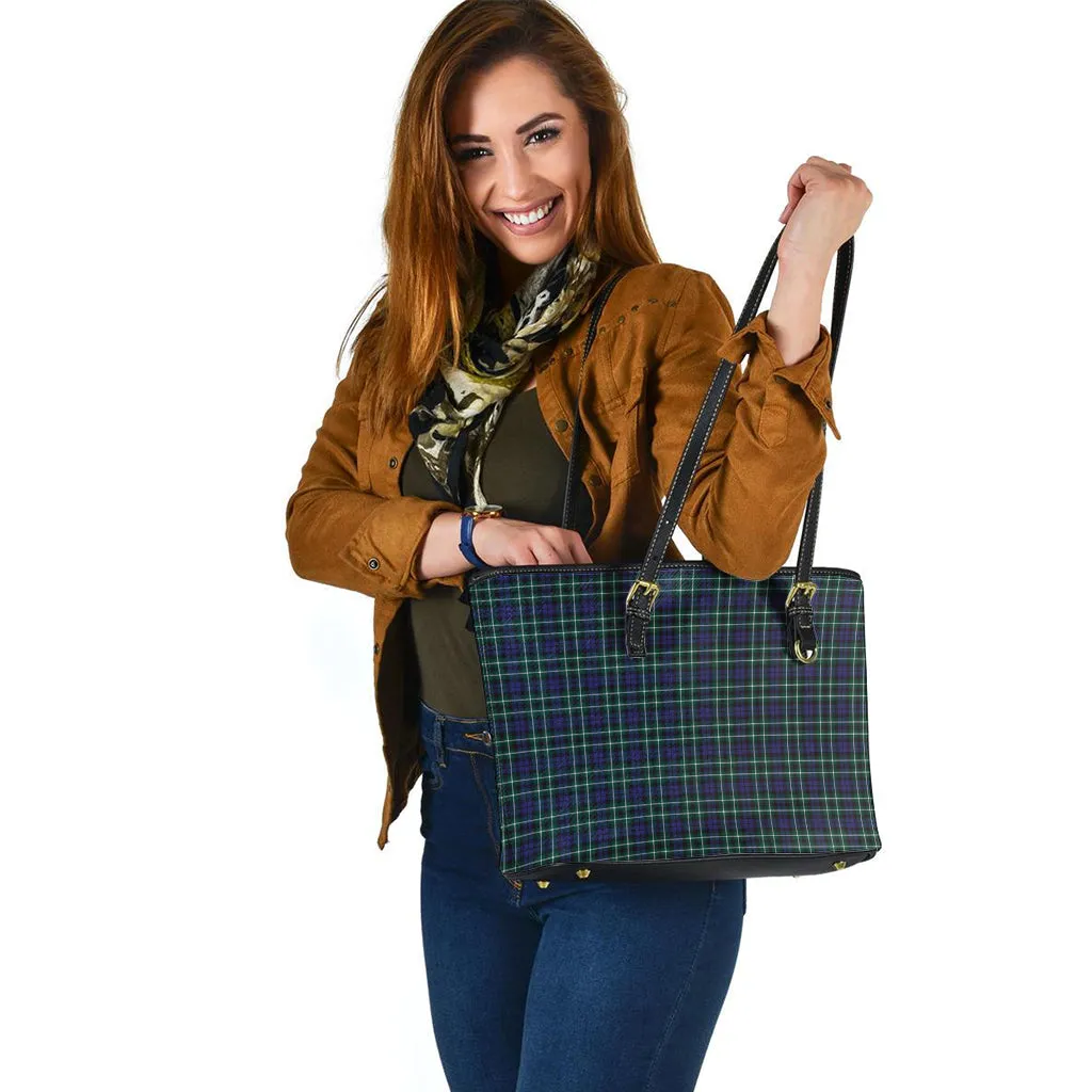 Allardice Tartan Leather Tote Bag