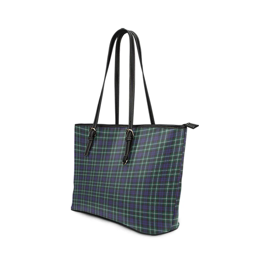 Allardice Tartan Leather Tote Bag