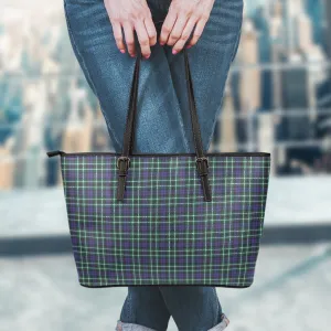 Allardice Tartan Leather Tote Bag