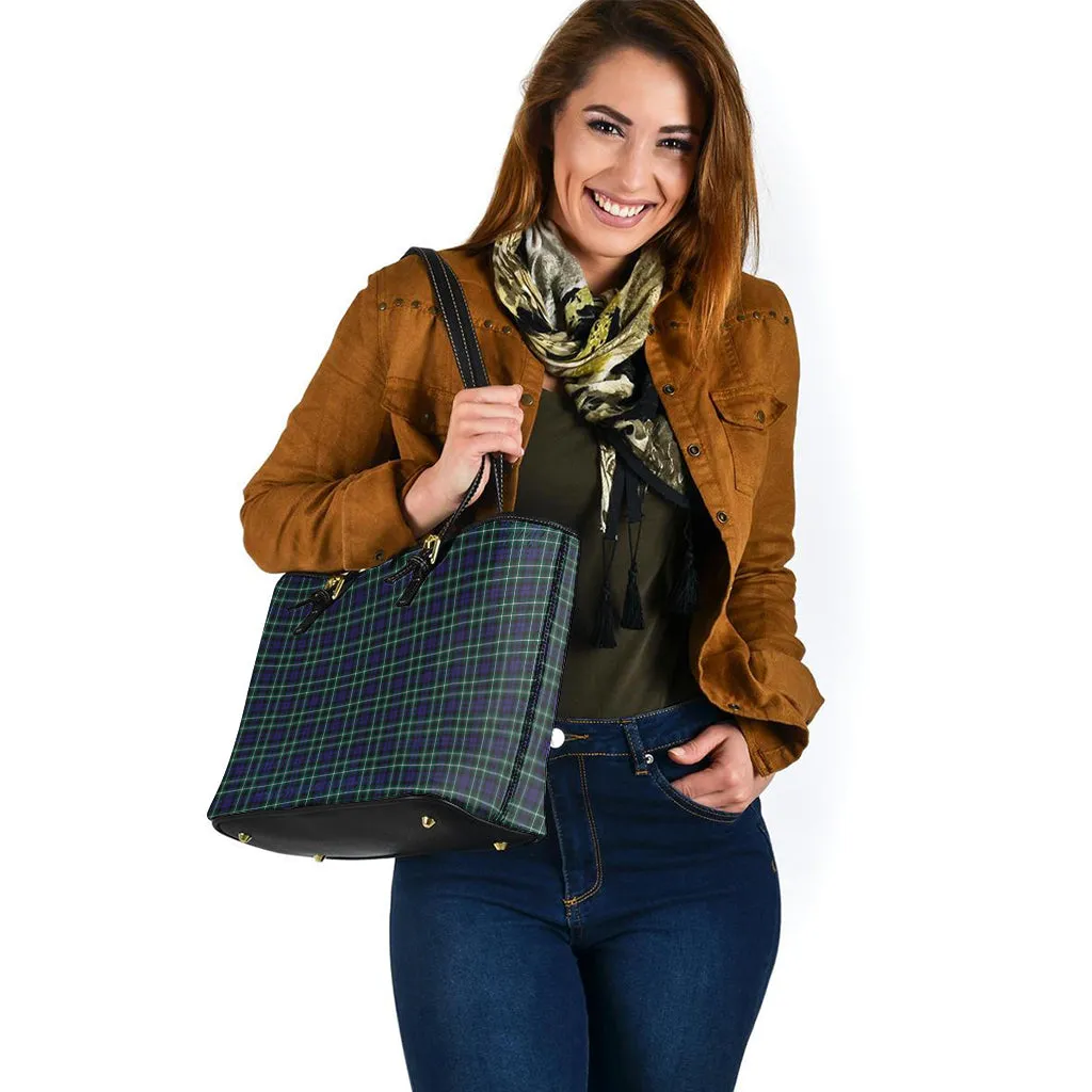 Allardice Tartan Leather Tote Bag