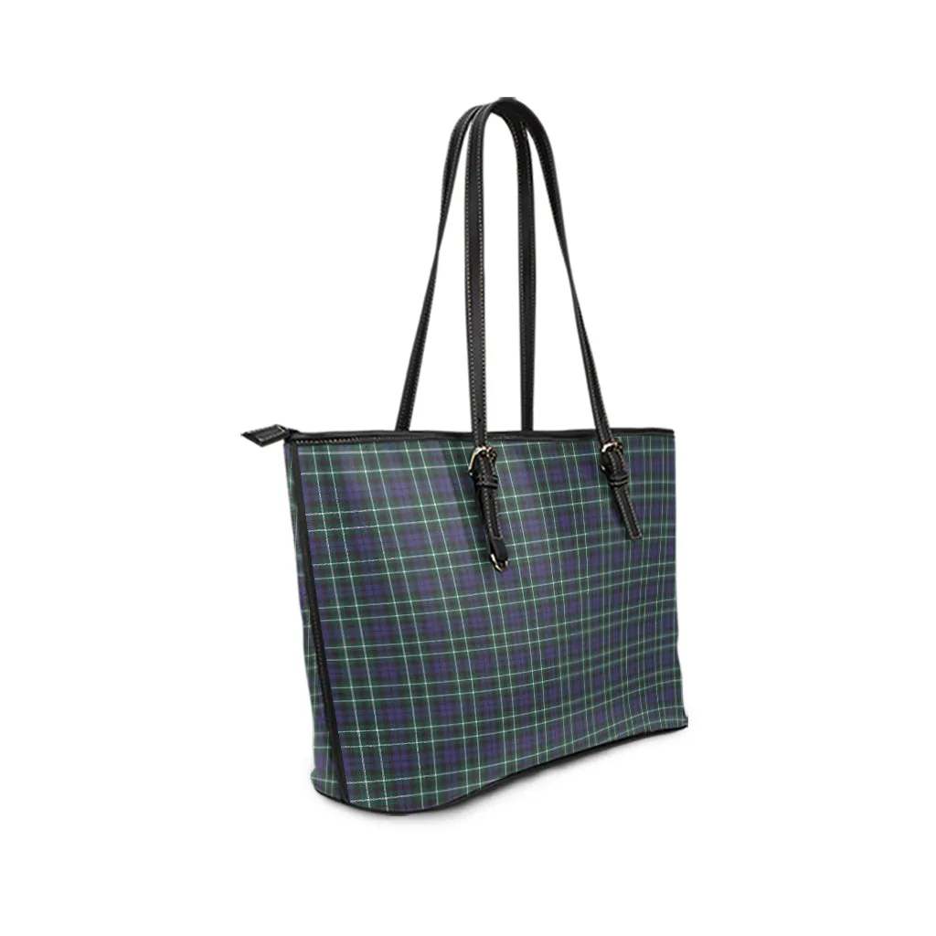 Allardice Tartan Leather Tote Bag