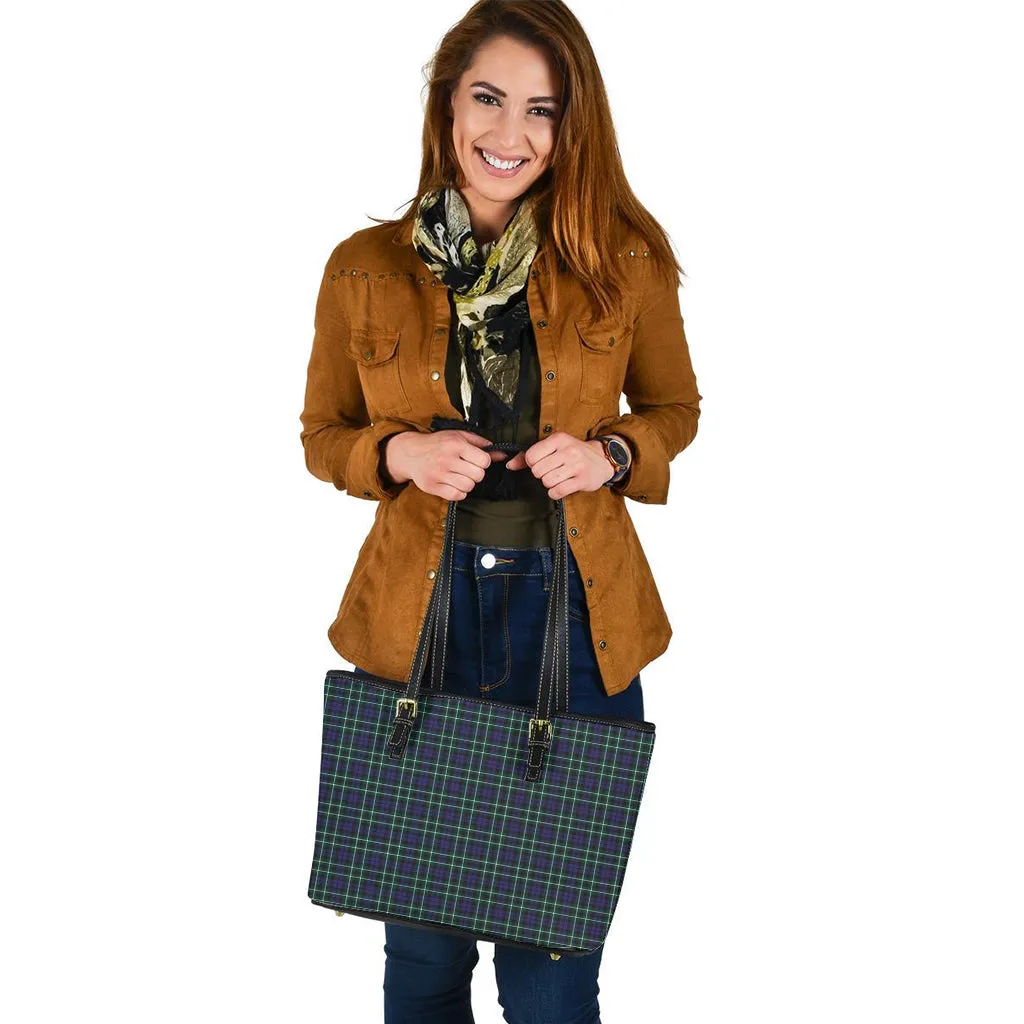 Allardice Tartan Leather Tote Bag