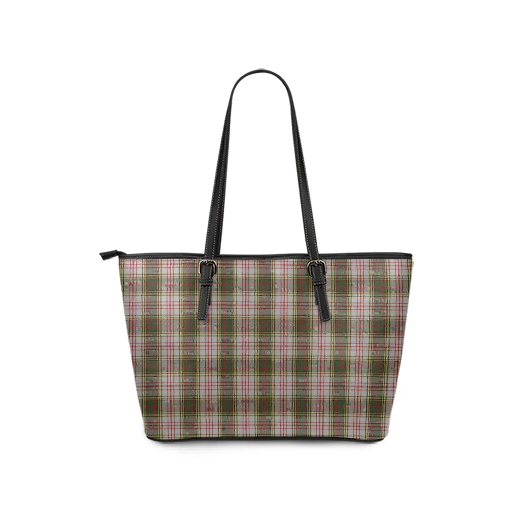 Anderson Dress Tartan Leather Tote Bag