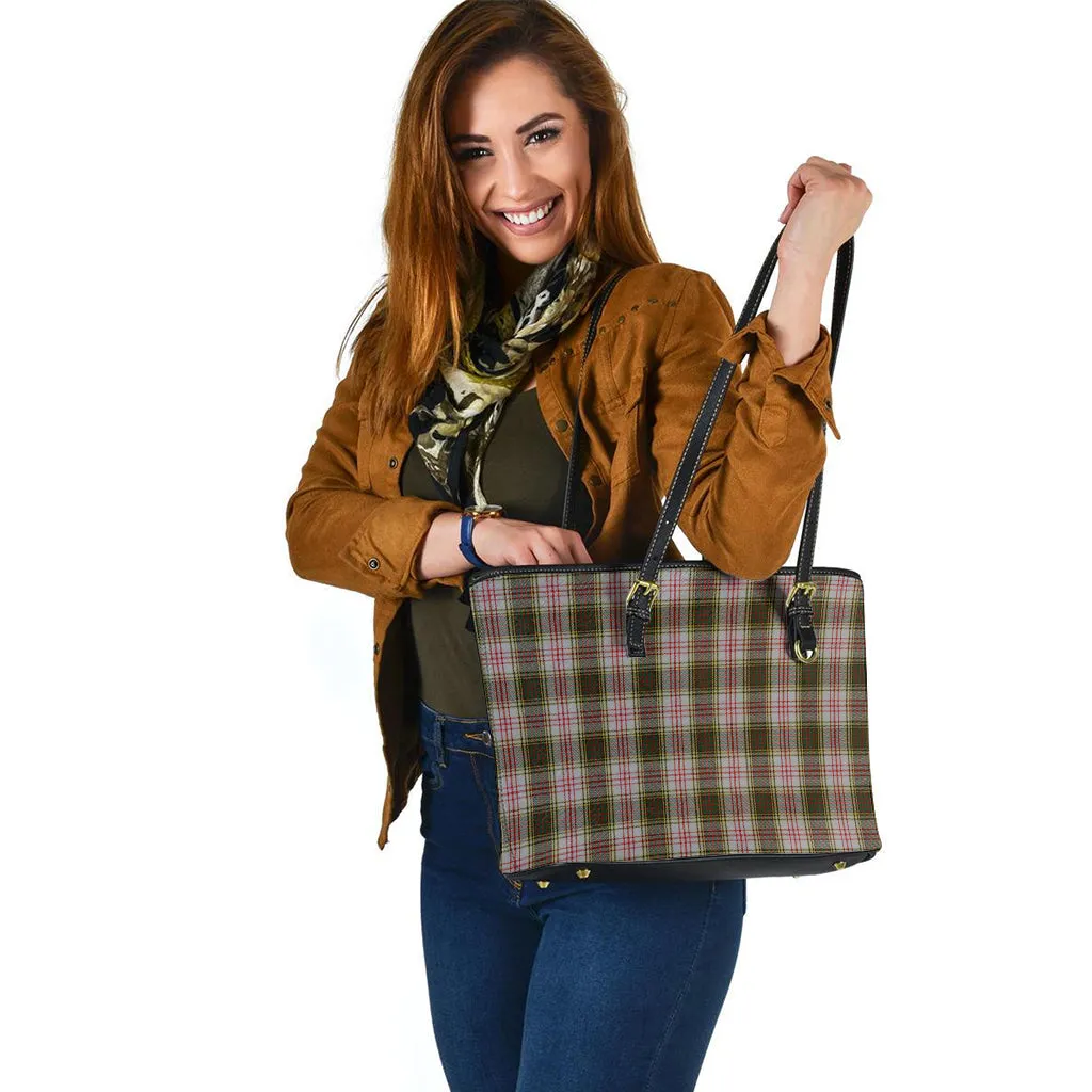 Anderson Dress Tartan Leather Tote Bag