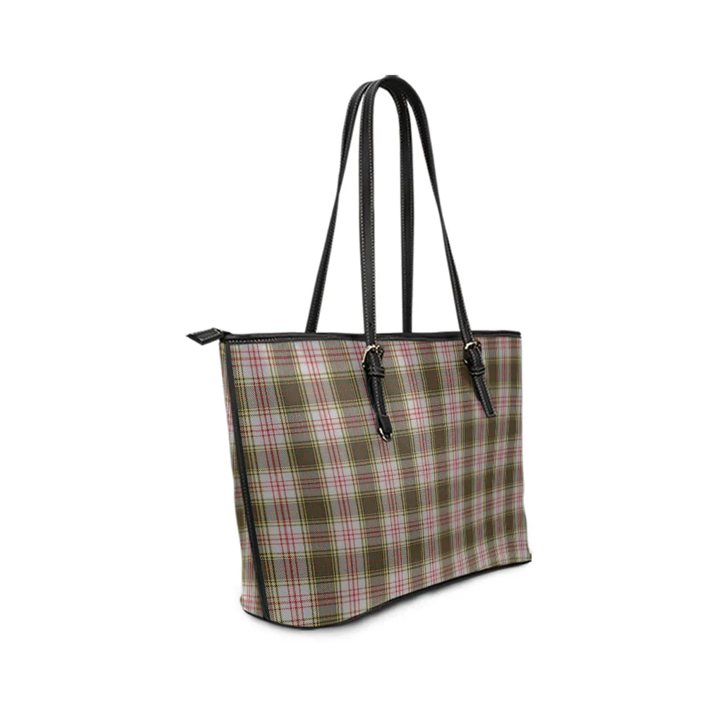 Anderson Dress Tartan Leather Tote Bag