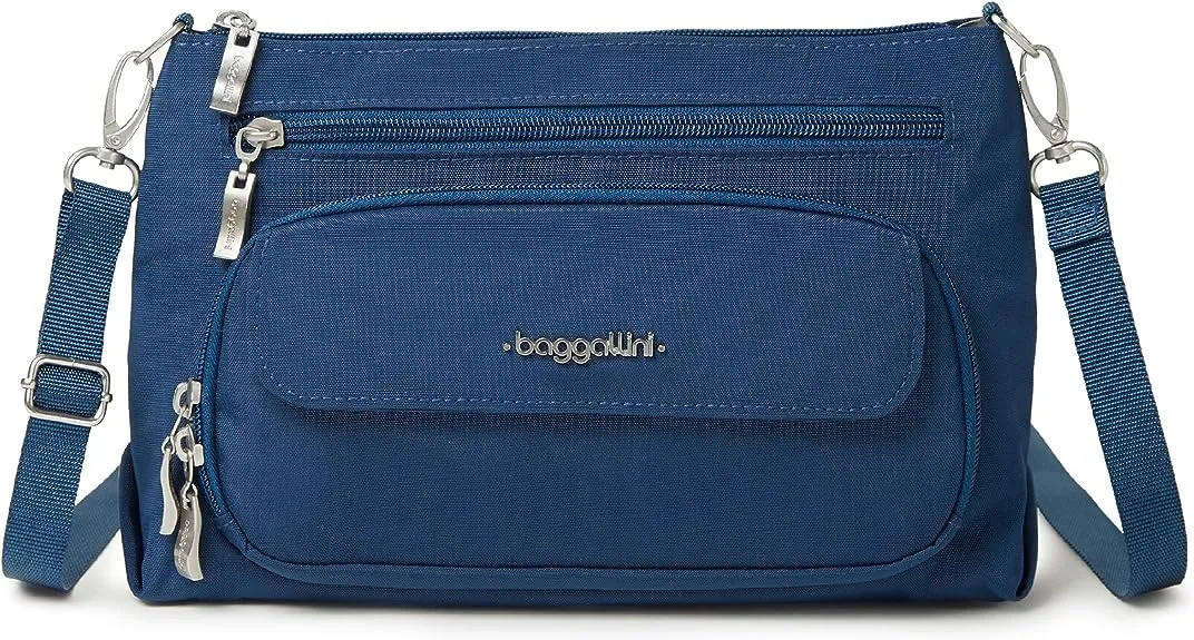 Baggallini Women's Original Everyday crossbody bag, blue