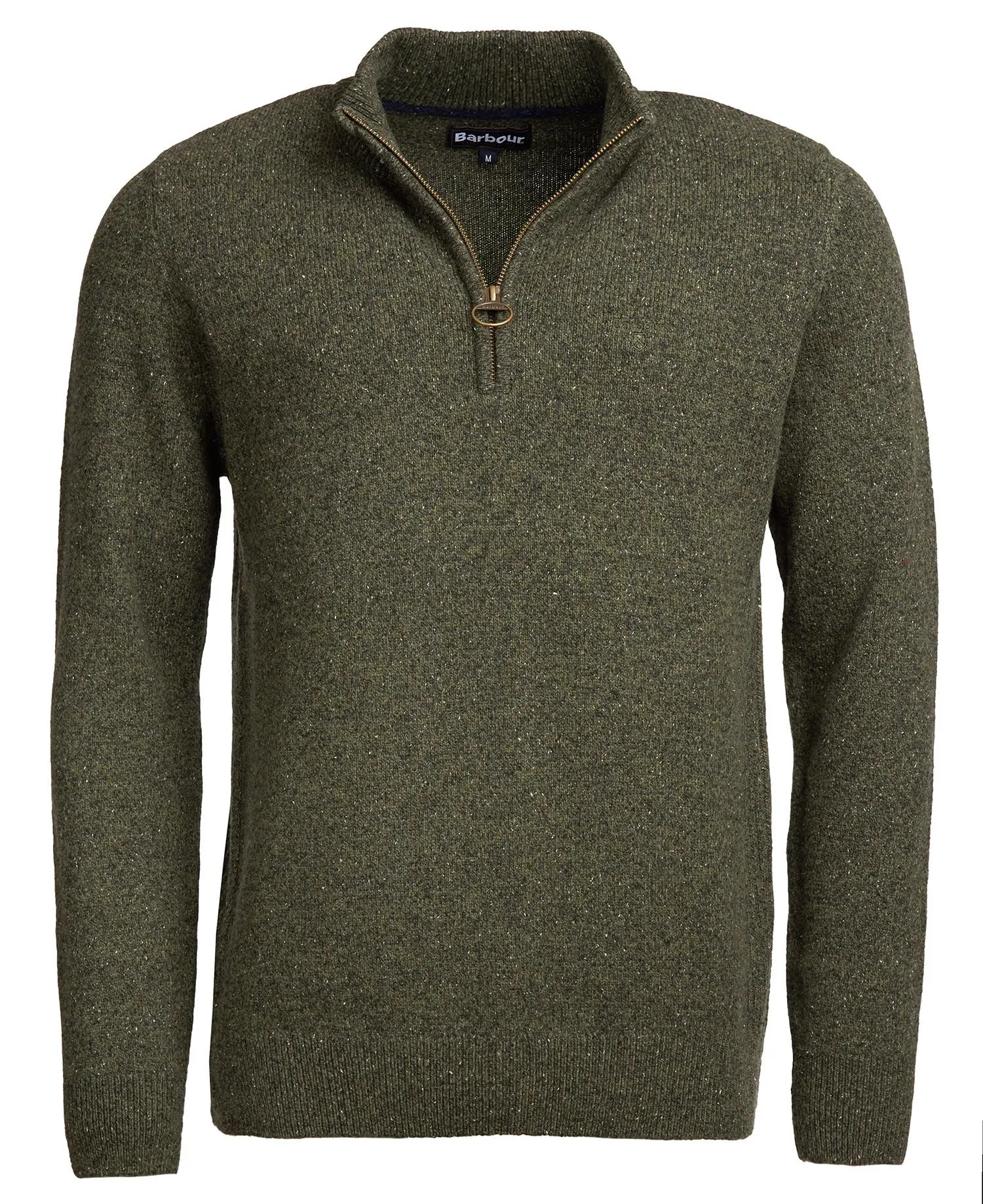 Barbour - Tisbury Half Zip, Dk Seaweed