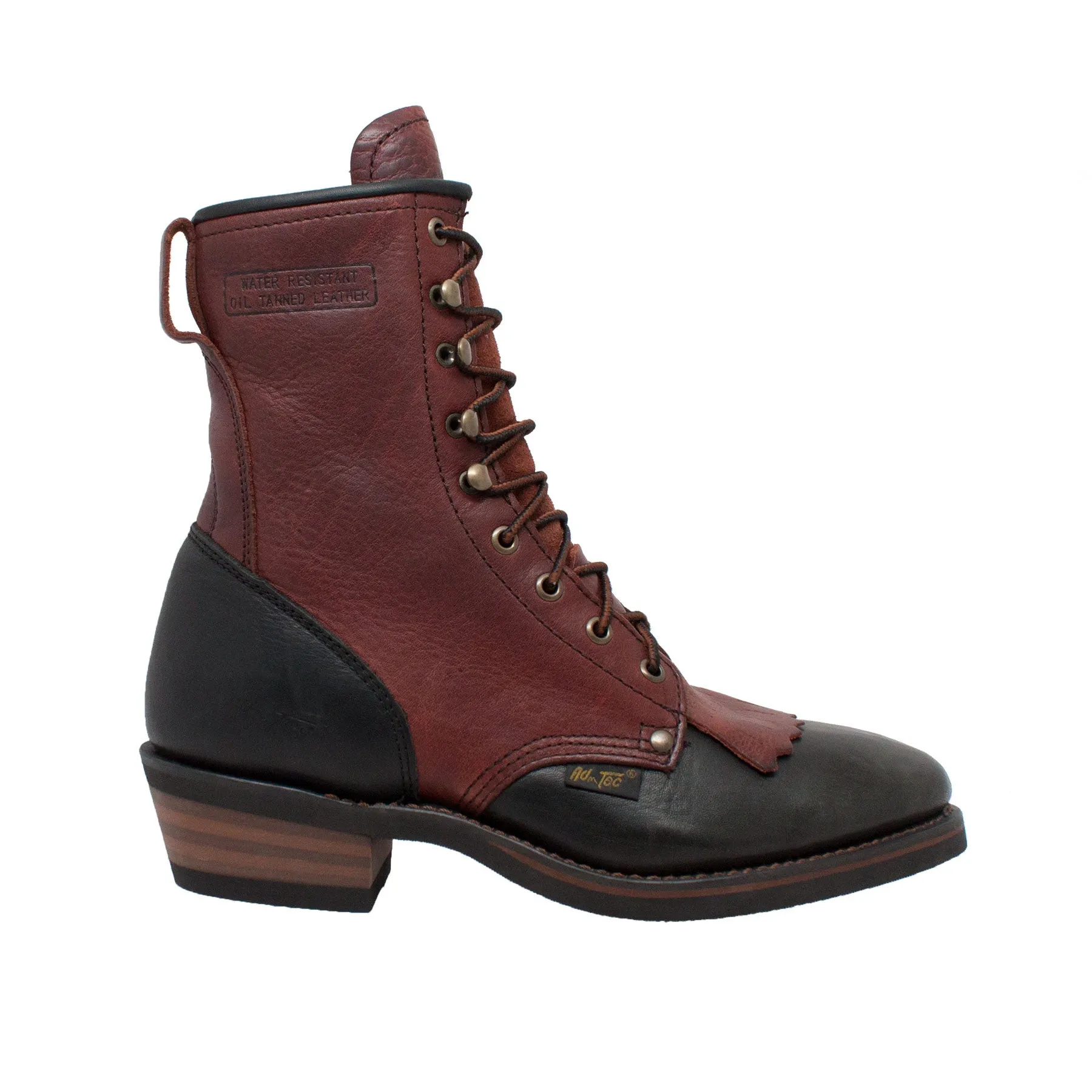 Bellevue: Men's 9" Western Packer - Brown & Black 1179