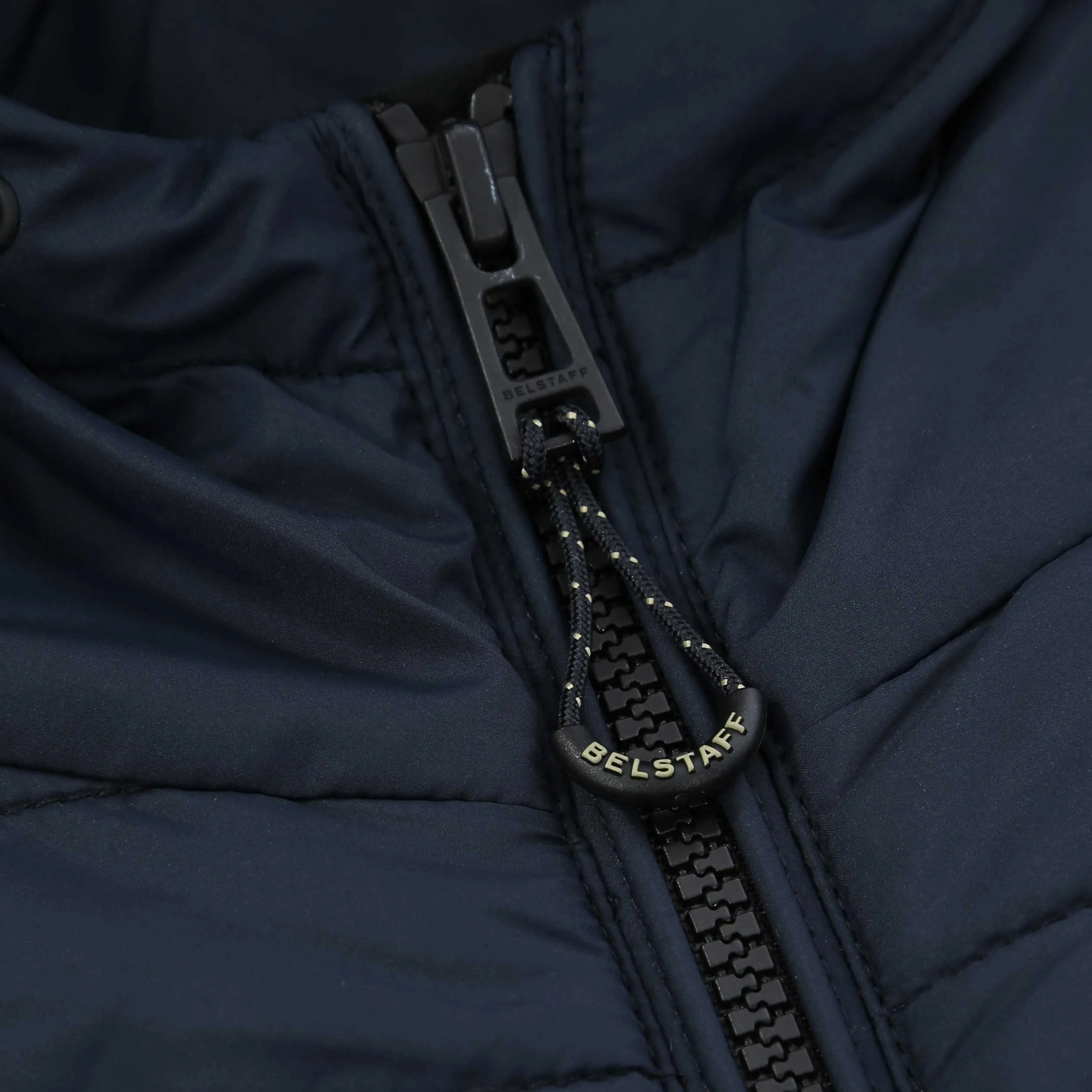 Belstaff Vert Full Zip Cardigan Knitwear in Dark Ink