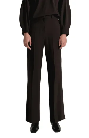 Black Basic Straight Pants