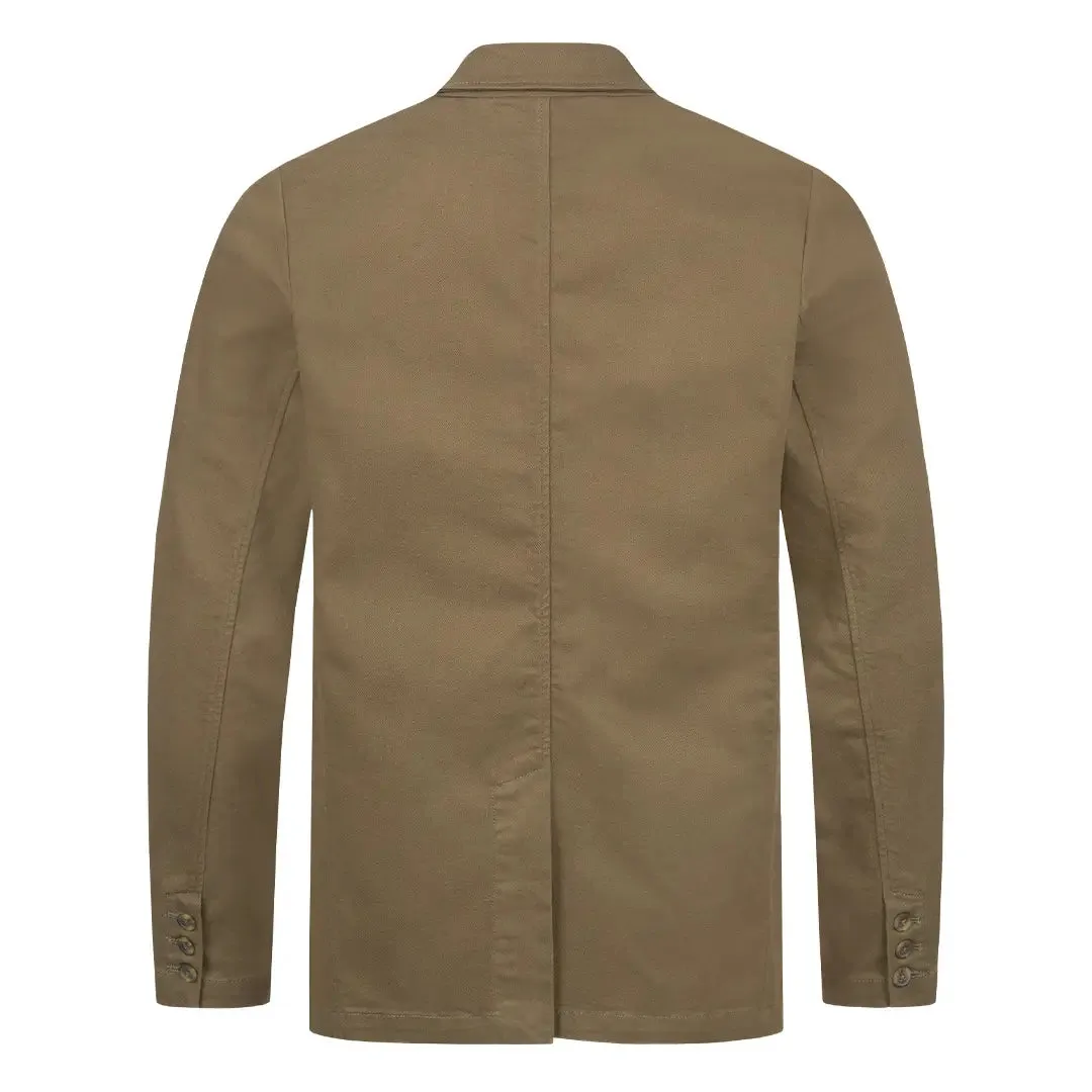 Bob Denim Stretch Jacket - Dark Olive by Blaser