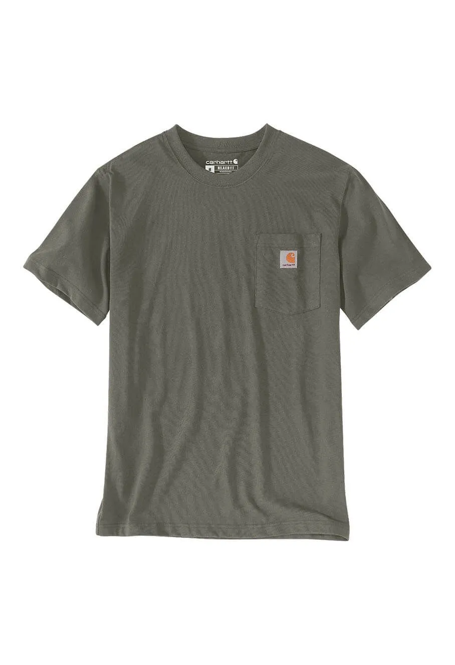 Carhartt&#x20;Pocket&#x20;T-shirt&#x20;Short&#x20;Sleeve&#x20;103296&#x20;-&#x20;Dusty&#x20;Olive