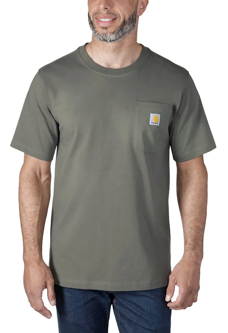 Carhartt&#x20;Pocket&#x20;T-shirt&#x20;Short&#x20;Sleeve&#x20;103296&#x20;-&#x20;Dusty&#x20;Olive