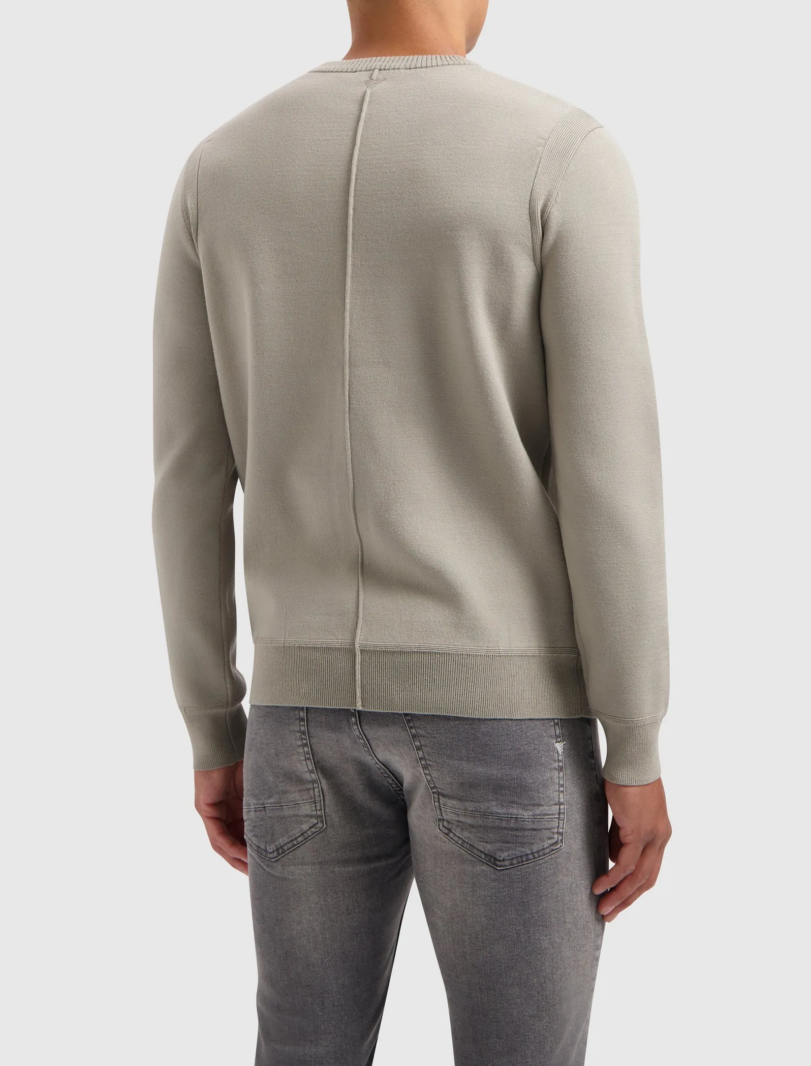 Crewneck Knitwear | Taupe