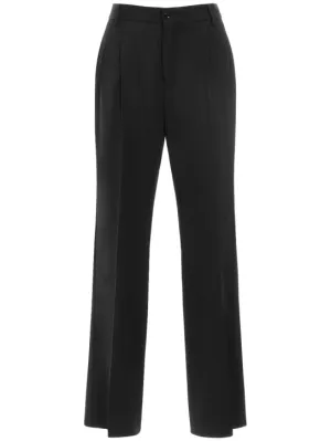 Dolce&amp;Gabbana   Stretch wool high waist flared pants 