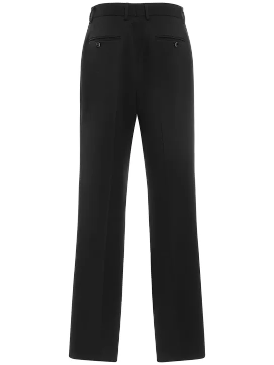 Dolce&amp;Gabbana   Stretch wool high waist flared pants 