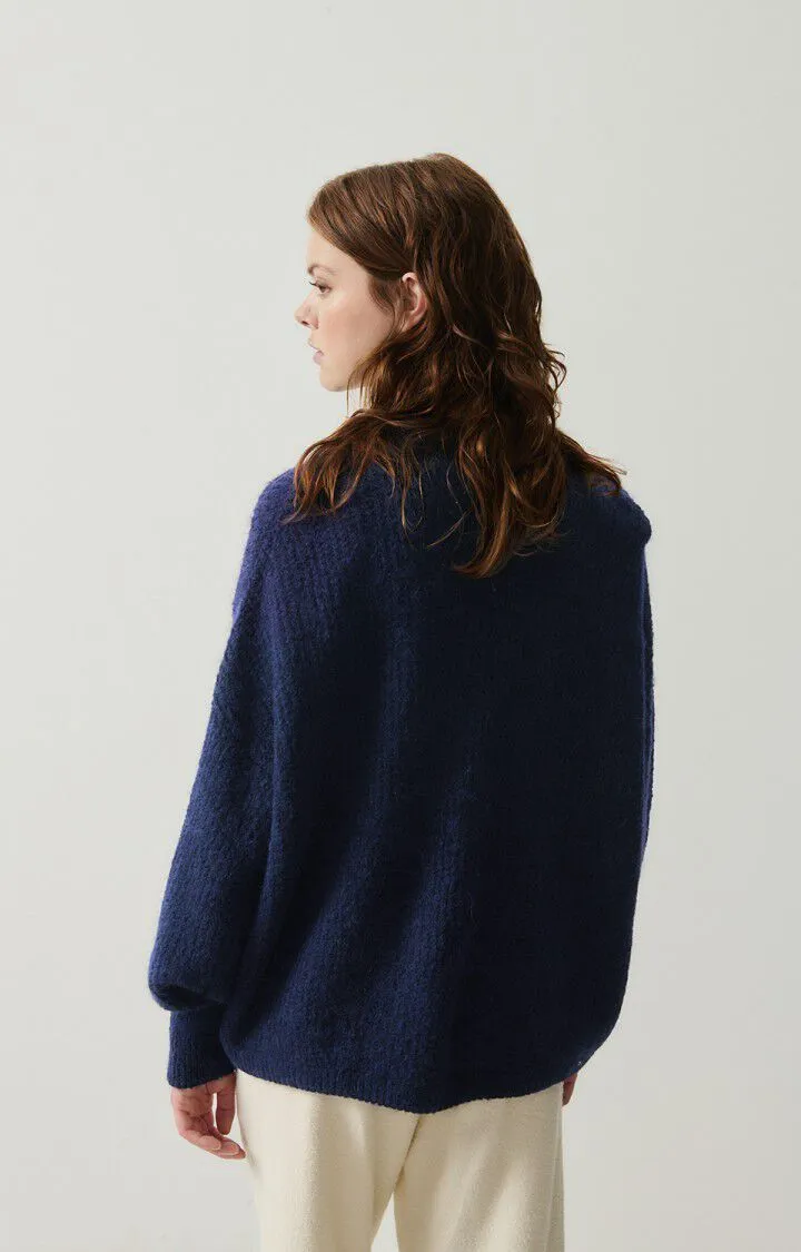 East Cardigan in Navy Melange