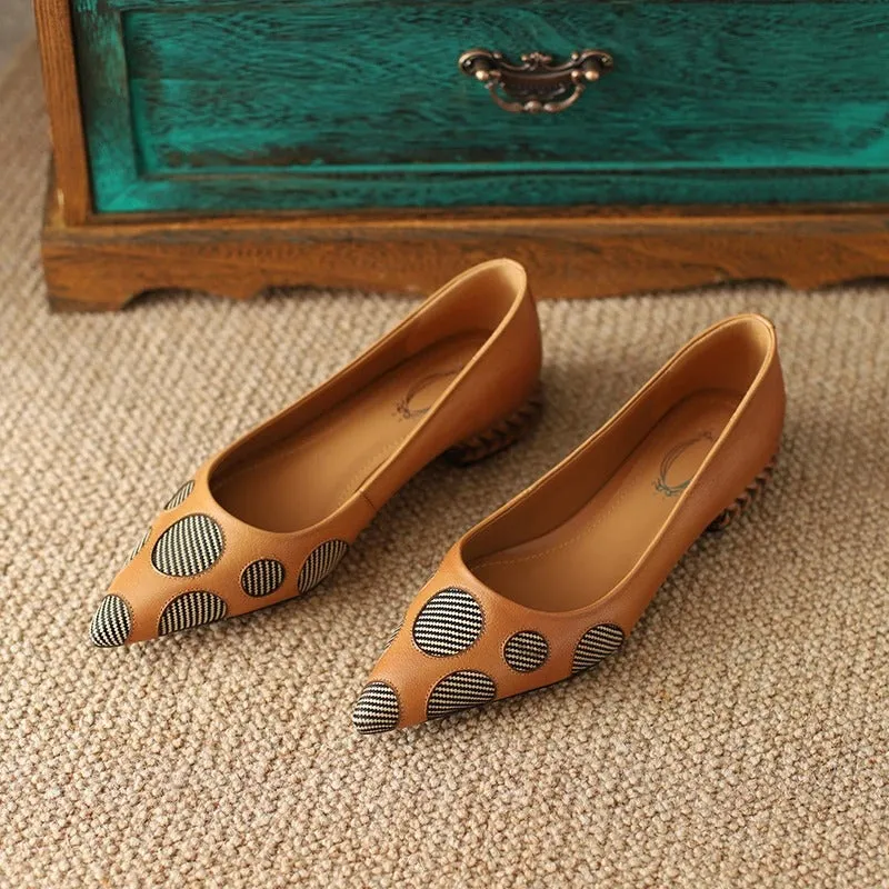 Fashionable and Versatile Preppy Flat Shoes