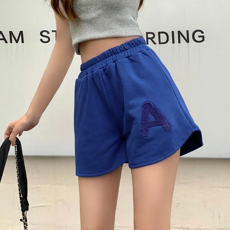 Faux Cotton Versatile Contrasting Colors Loose Fit Shorts