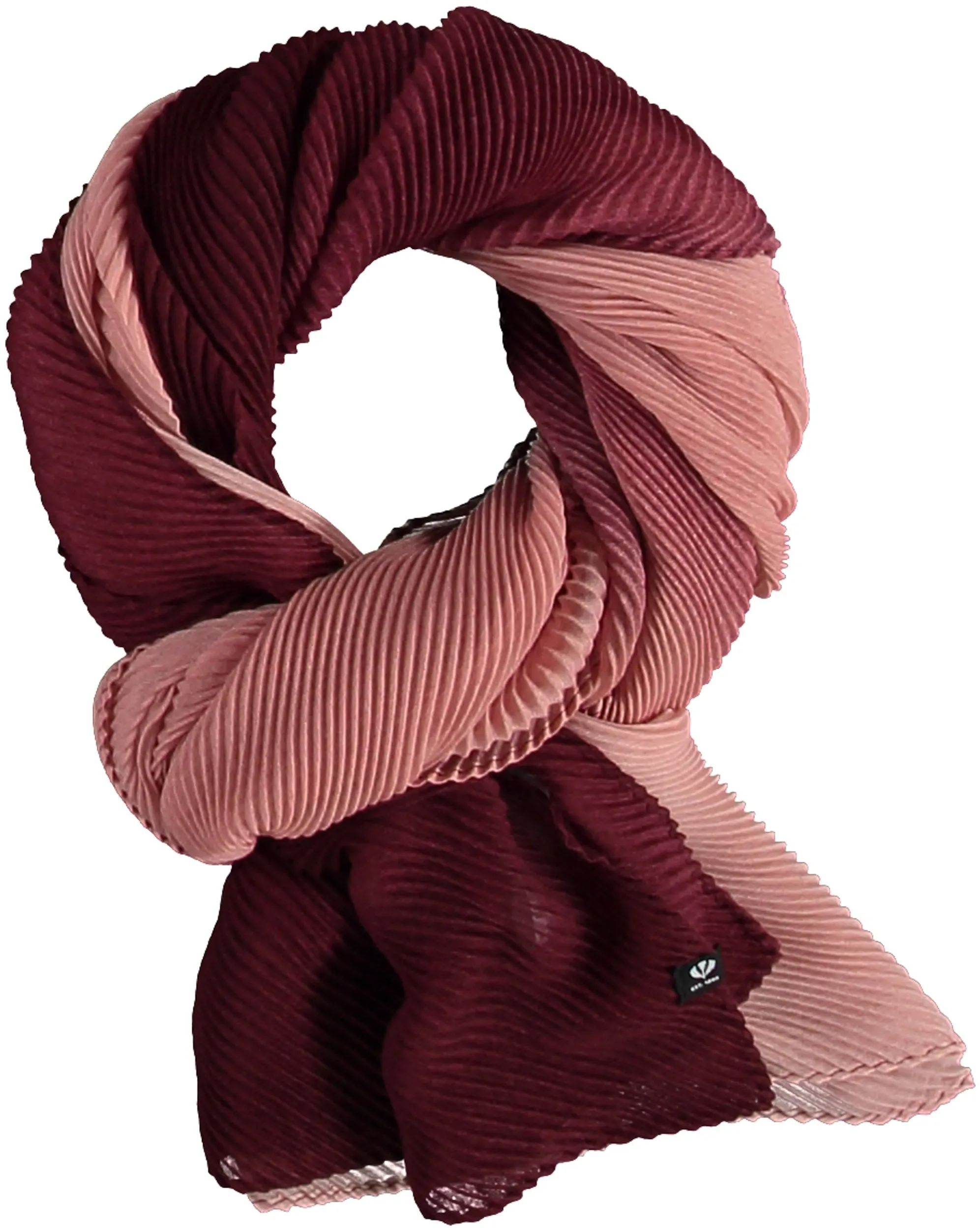 Fraas 625490 400 Rose Berry Pleated Tonal Wrap