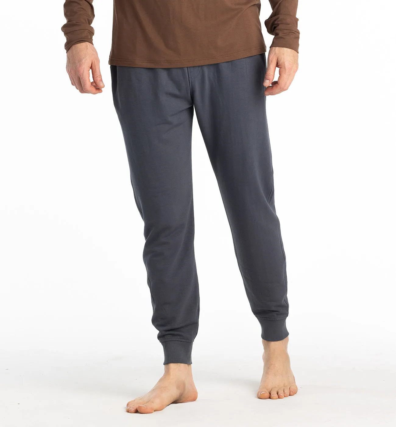 Free Fly Men's Bamboo Lightweight Fleece Jogger - Storm Cloud