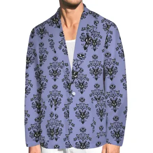 Haunted Mansion Wallpaper Men's Blazer Jacket