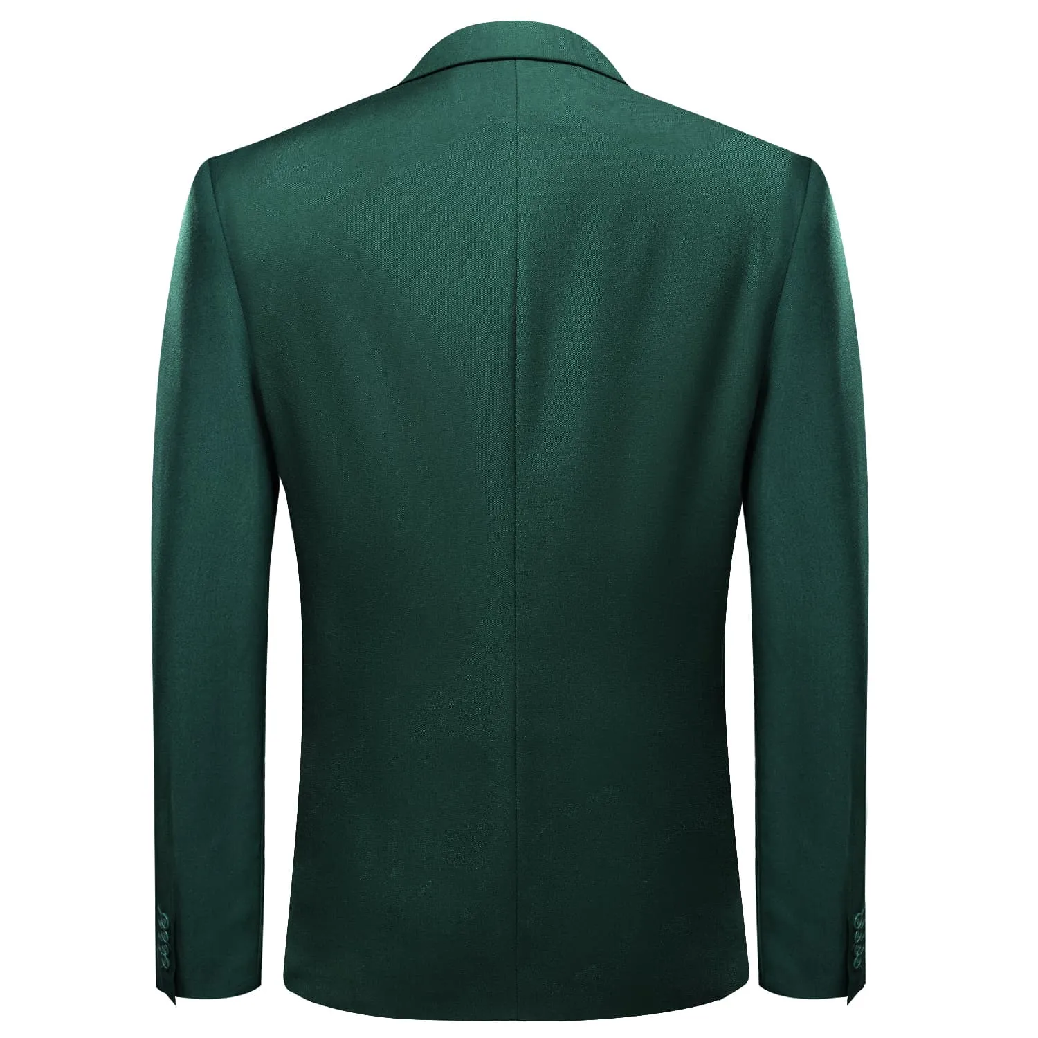 Hi-Tie Blazer Dark Green Men's Wedding Business Solid Top Men Suit