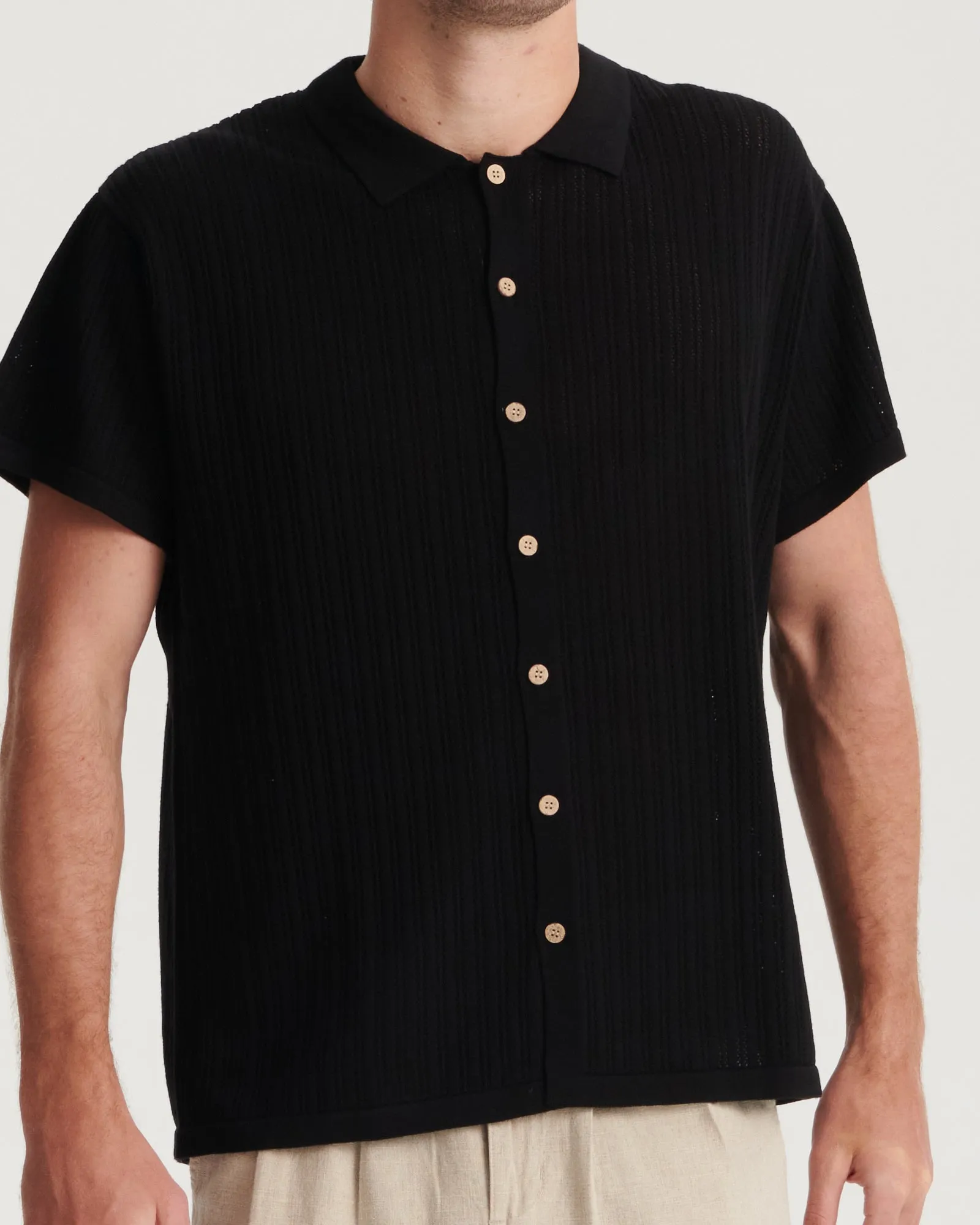 Intro Knit Shirt - Black