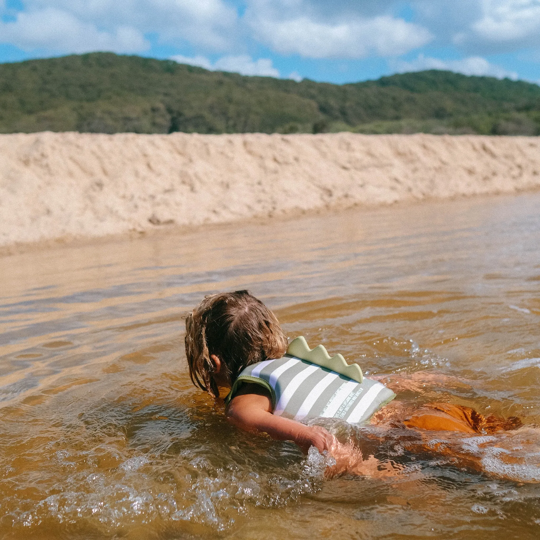 Kids Swim Vest 1-2 | Into the Wild Khaki