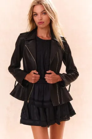 Love Shack Fancy - Montine Jacket in Black