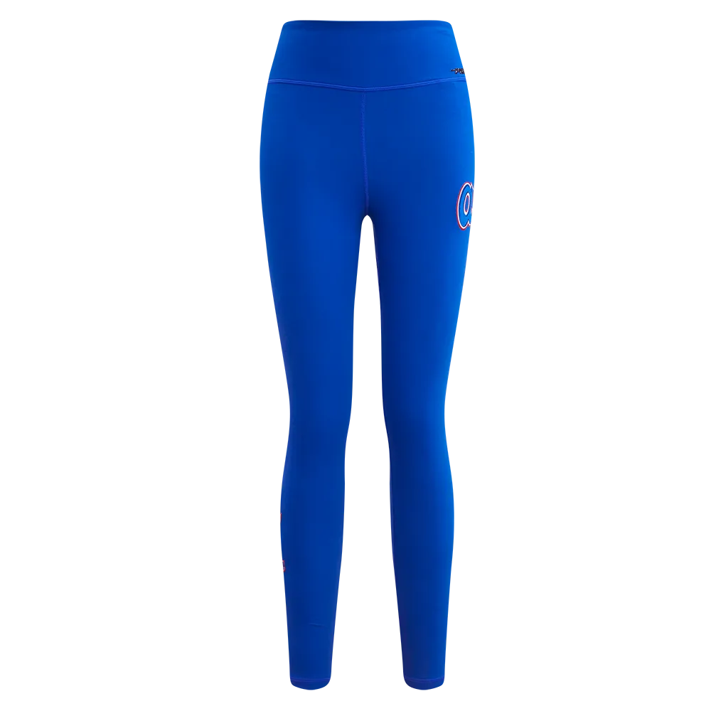 MLB ATLANTA BRAVES RETRO CLASSIC WOMEN'S JERSEY LEGGING (ROYAL BLUE)