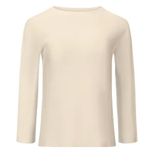 Monello Raglan Cotton Sweater - Ecru