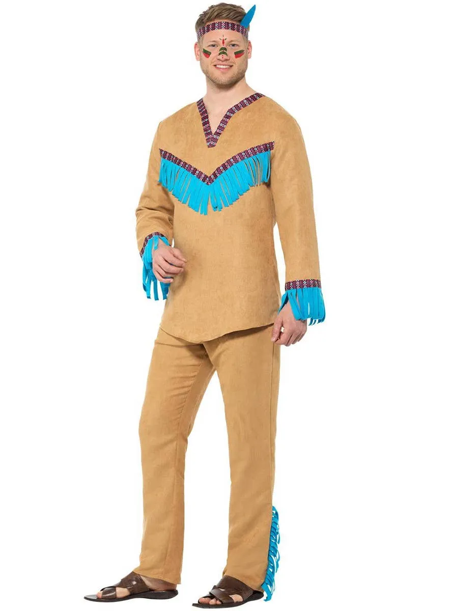 Native Indian Inspired Mens Dress Up Costume