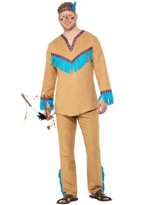 Native Indian Inspired Mens Dress Up Costume