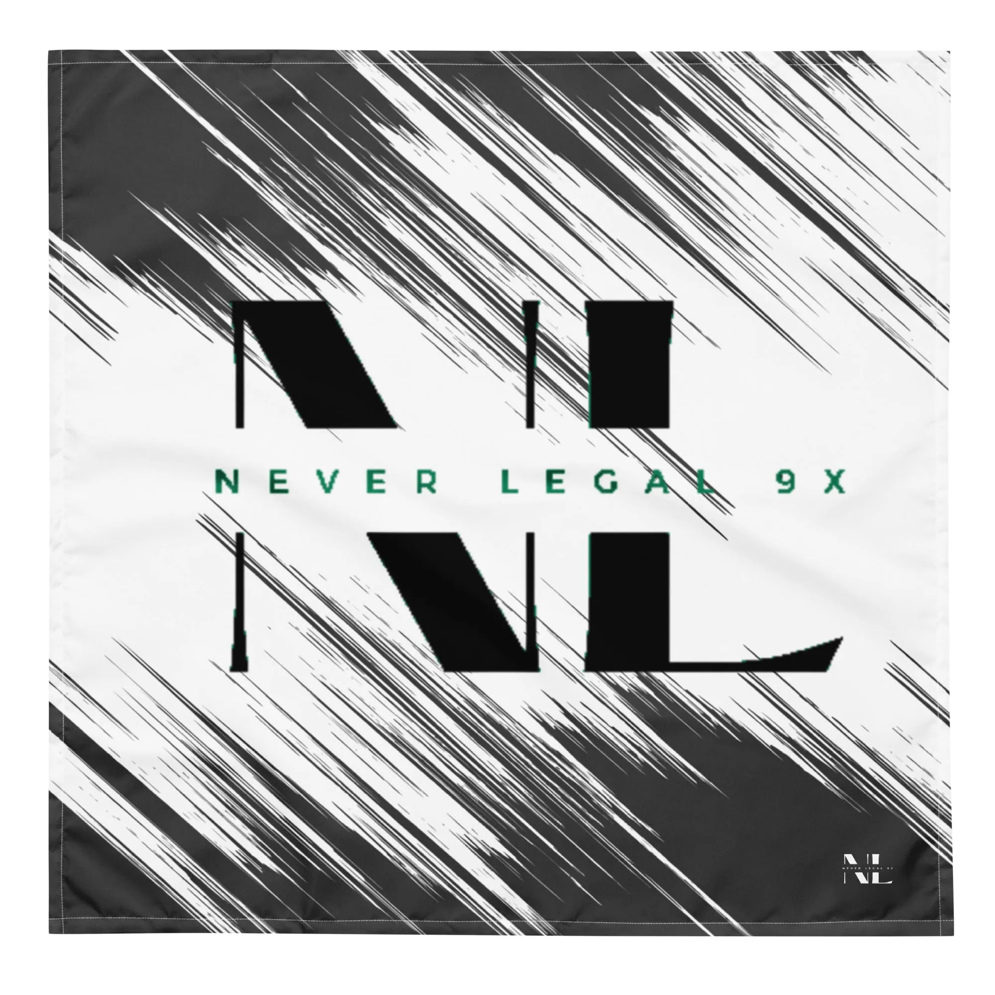 NEVER LEGAL 9X-Women's All-over print bandana