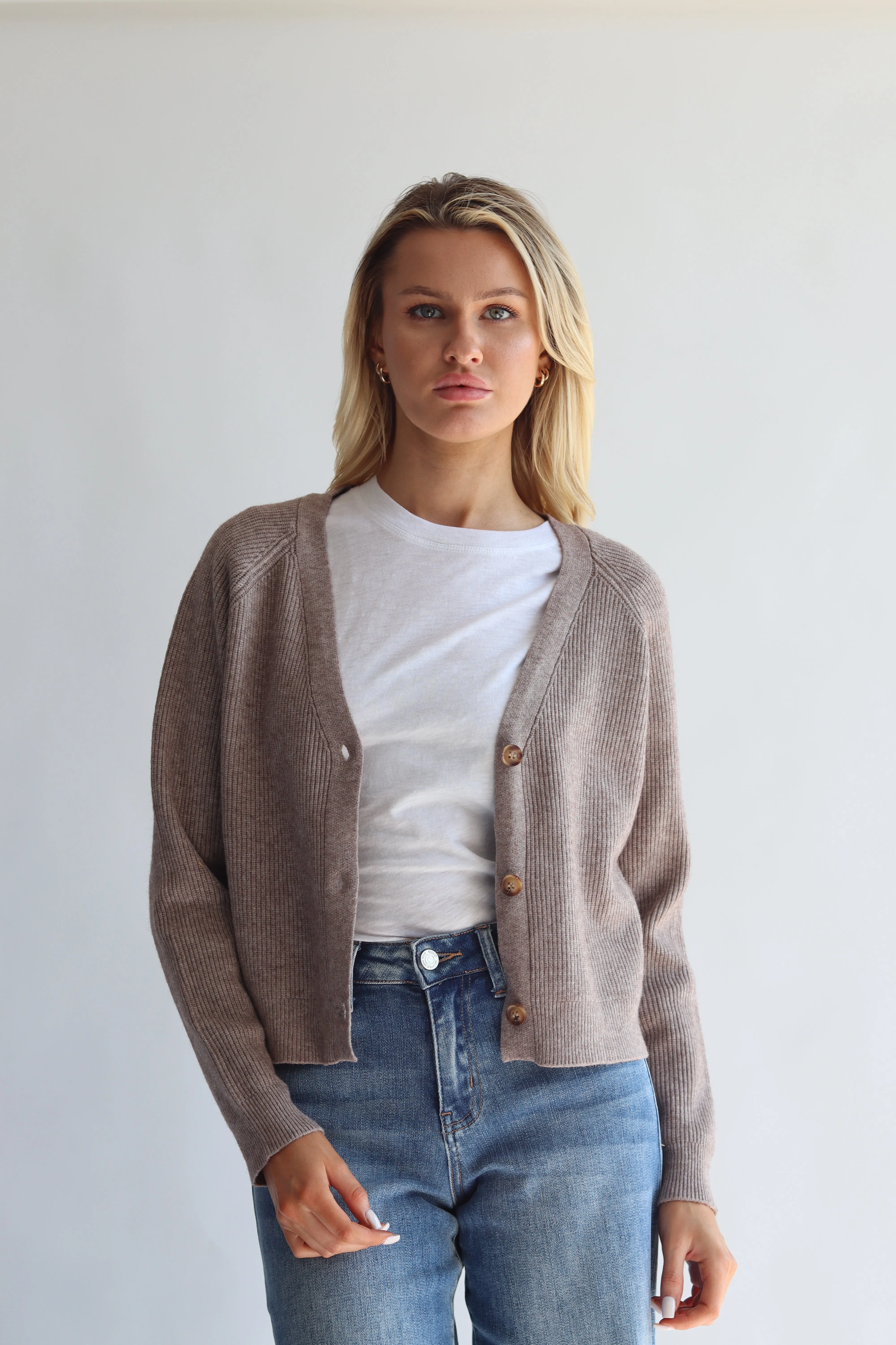 Ribbed Sweater Cardigan