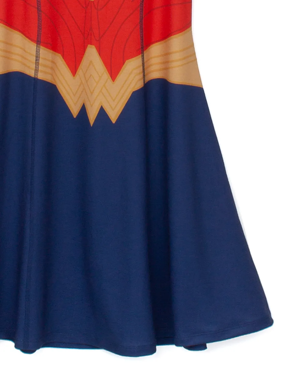 Wonder Woman Women's Costume Dress - Blue