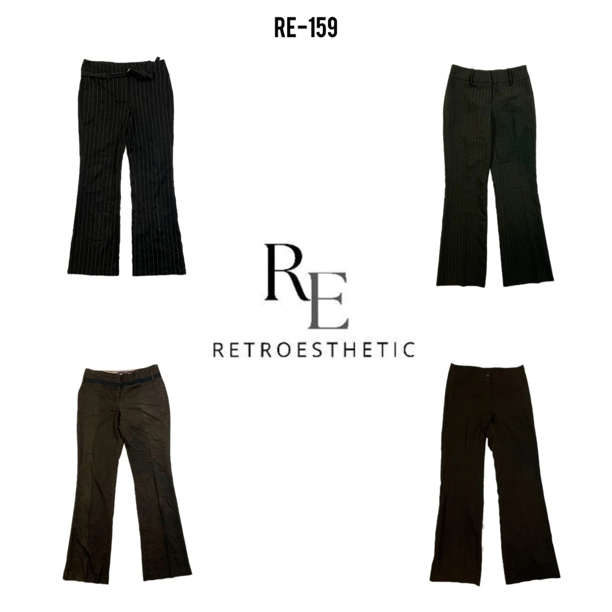 Y2K Flared Office Pants (RE-159)